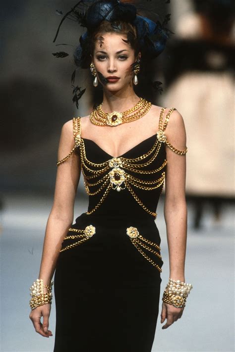 1992 chanel chain dress|lily rose depp dress dupe.